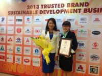 Amerasian Shipping Logistics Corp tự hào đạt chứng nhận "TRUSTED BRAND 2013 - Thương hiệu uy tín 2013"